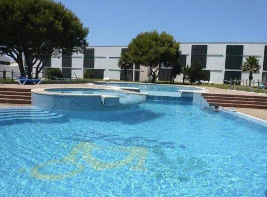 Precioso Apartamento En Complejo Con Piscina Cala en Bosch Esterno foto